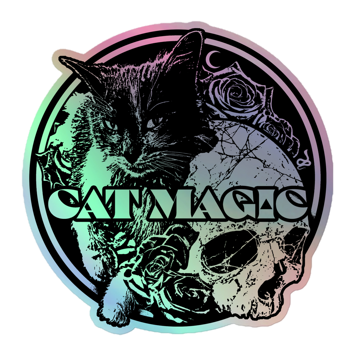 Cosyhav Stickers,30pcs Witchy Stickers,Magic Holographic