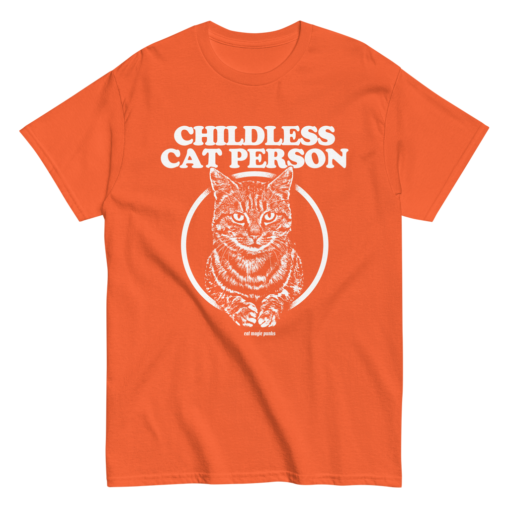 CHILDLESS CAT PERSON TABBY Unisex Shirt