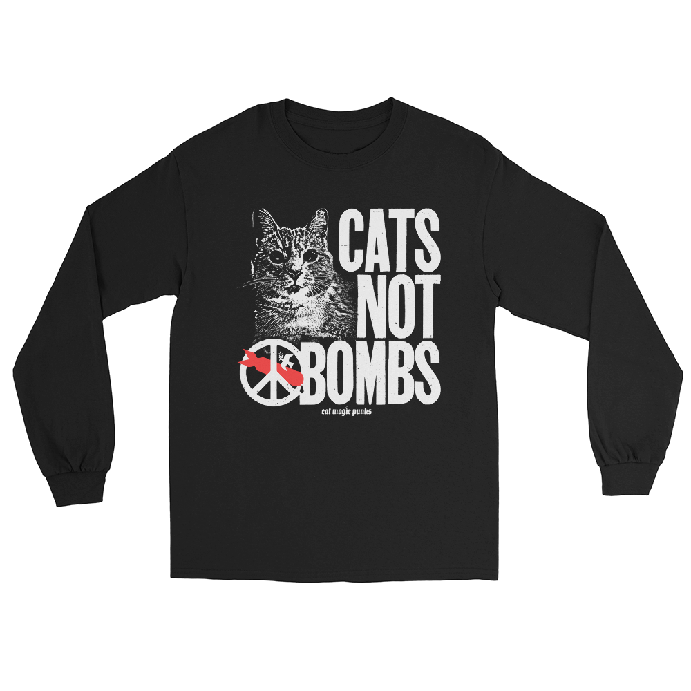 〔未開封〕FACT POP PUNK CAT LONGSLEEVE Tee XL CATS NOT BOMBS Long Sleeve Shirt – Cat Magic Punks