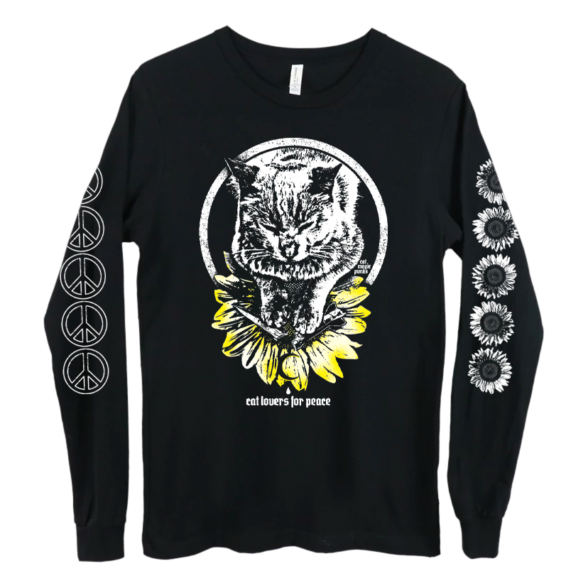 CAT LOVERS FOR PEACE Long Sleeve